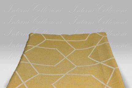 Copriletto Geom giallo-bianco Micol