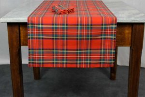Runner con tovaglioli Scozzese v.335 Bossi Casa