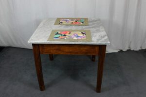 Set 2 Americani Butterfly marrone Borbonese
