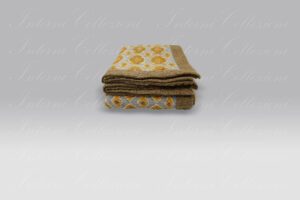 Plaid Boiled Wool Bakhtari senape Frati Home