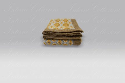 Plaid Boiled Wool Bakhtari senape Frati Home