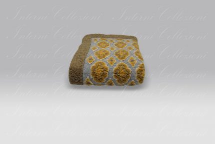 Plaid Boiled Wool Bakhtari senape Frati Home