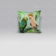 Cuscino Parrot and Palm Azure John Derian