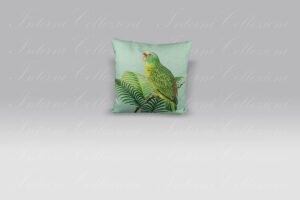 Cuscino Parrot and Palm Azure John Derian