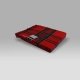 Plaid 135x180 Lambswool rosso Cecchi e Cecchi