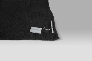 Plaid Babila nero Cecchi e Cecchi