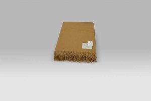 Plaid Rey cammello Copertificio Biellese