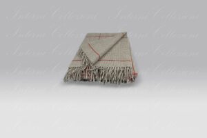 Plaid Scozia 431 beige-rosso Cecchi e Cecchi Agolab