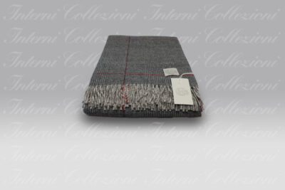 Plaid Scozia grigio-rosso Cecchi e Cecchi Agolab