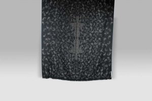 Plaid Shirley nero lurex Cecchi e Cecchi