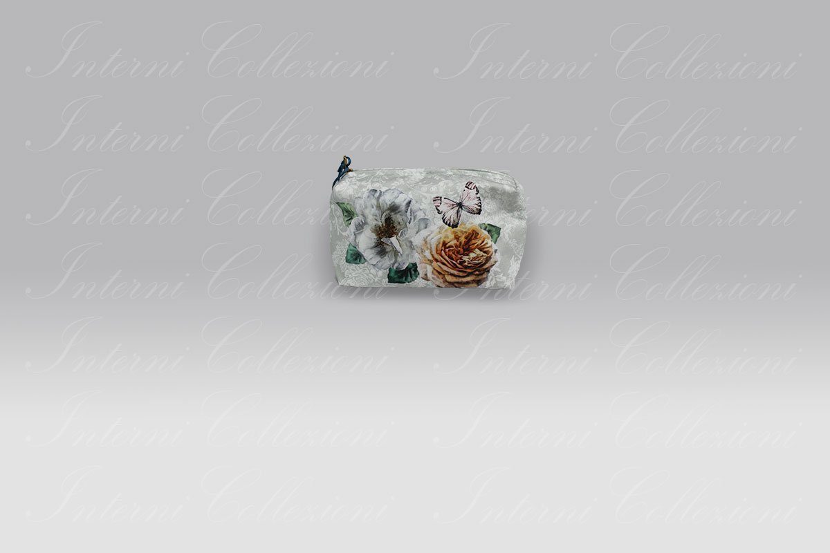 Trousse Pahari Platinum small Designers Guild Trousse Pahari Platinum small Designers Guild