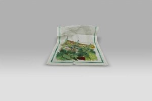 Canovaccio Mediterraneo Carretto Tessitura Toscana Telerie