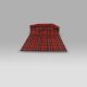 Canovaccio scozzese 335 rosso Bossi Casa