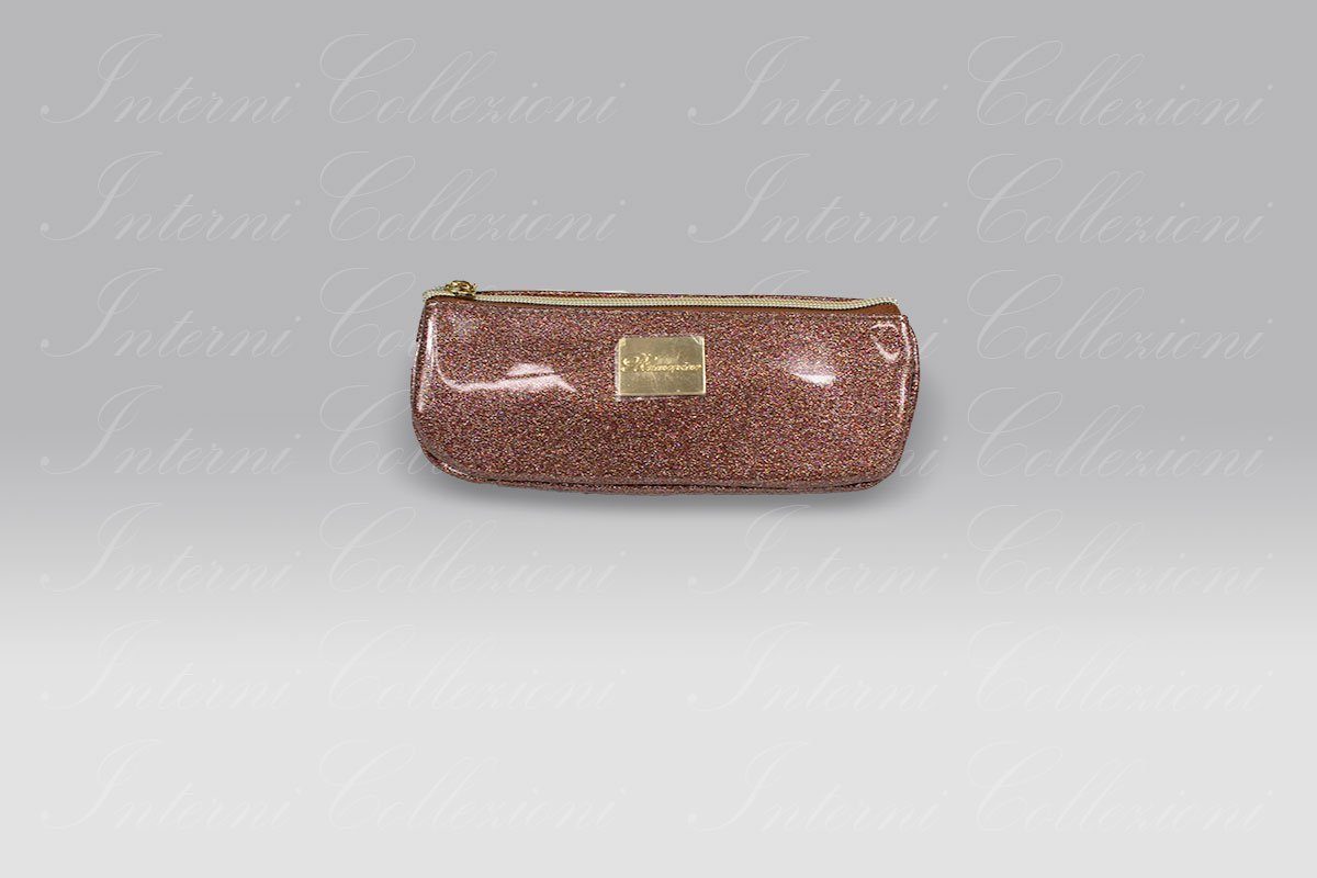 Pochette Glitter Caramello piccola Blumarine Pochette Glitter Caramello piccola Blumarine
