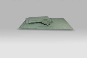 Completo Lenzuola BeB bacchettina verde scuro Mastro Raphael