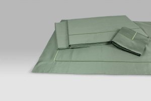 Completo Lenzuola BeB bacchettina verde scuro Mastro Raphael