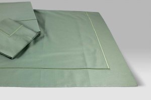 Completo Lenzuola BeB bacchettina verde scuro Mastro Raphael