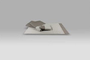 Completo Lenzuola Glam avorio-tortora Dea