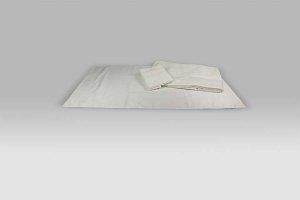 Completo Lenzuola Perlage latte David Home Collection