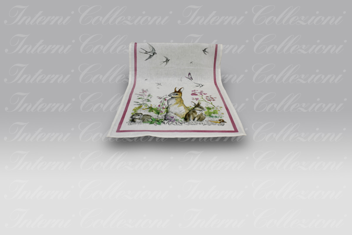 Canovaccio Remi rosa Tessitura Toscana Telerie Canovaccio Remi rosa Tessitura Toscana Telerie