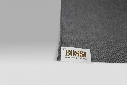 Canovaccio grigio scuro melange 1181 Bossi Casa