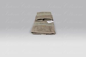 Coppia Spugna Charme tortora Borbonese