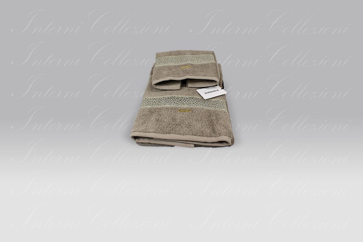 Coppia Spugna Charme tortora Borbonese Coppia Spugna Charme tortora Borbonese