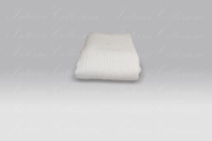 Copriletto Maxi Cannabis tubico bianco Mastro Raphael
