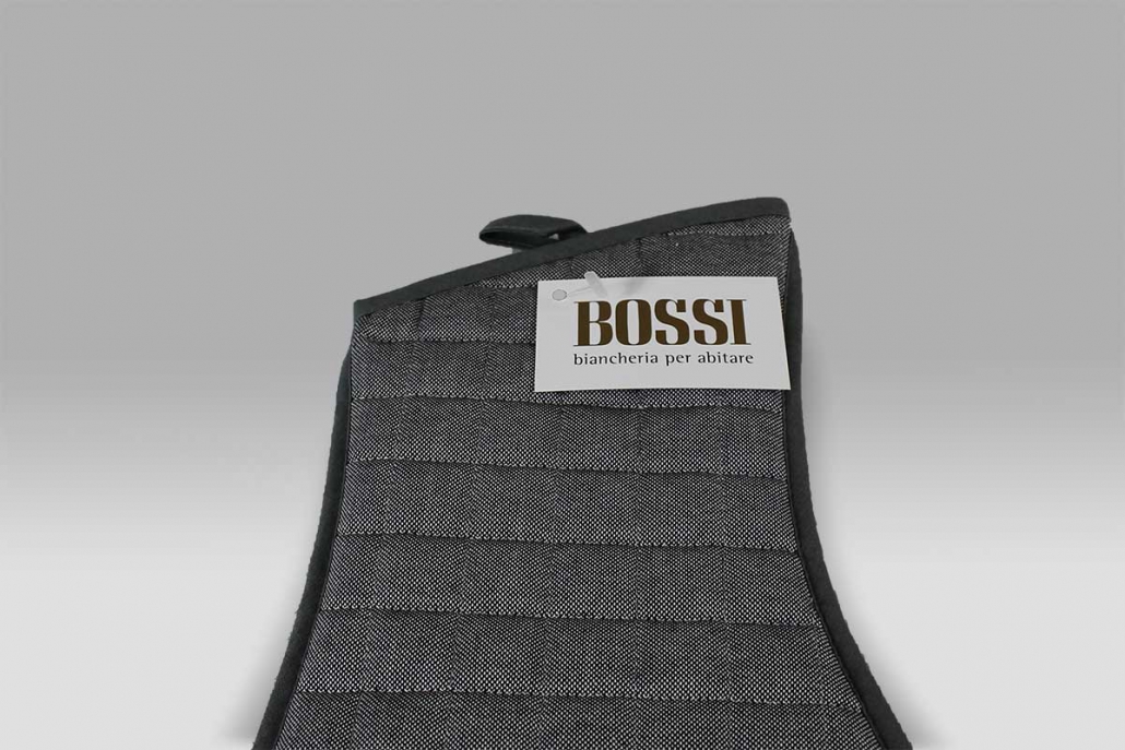 Guanto da Cucina grigio scuro melange 1181 Bossi Casa