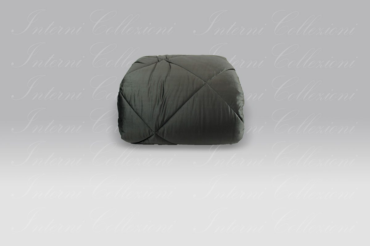 Trapunta Bloom Velvet piombo Tessitura Randi Trapunta Bloom Velvet piombo Tessitura Randi