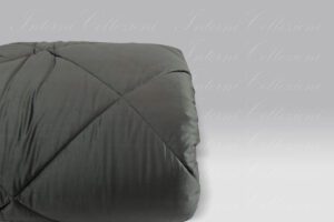 Trapunta Bloom Velvet piombo Tessitura Randi