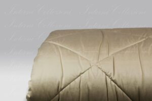 Trapunta Bloom Velvet tortora Tessitura Randi