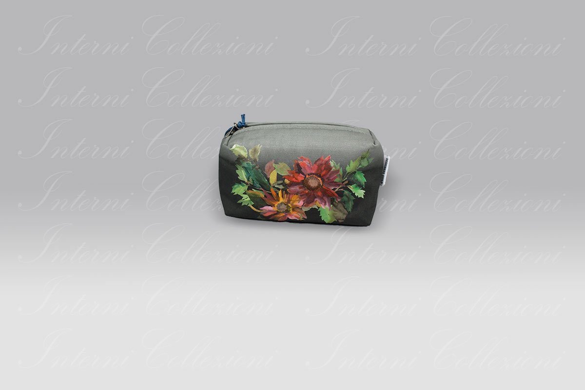 Trousse Indian Sunflower Graphite small Designers Guild Trousse Indian Sunflower Graphite small Designers Guild