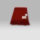Plaid Eolo bordeaux Copertificio Biellese