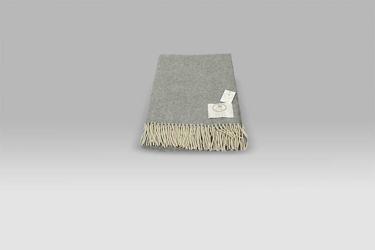 Plaid Eolo grigio Copertificio Biellese Plaid Eolo grigio Copertificio Biellese