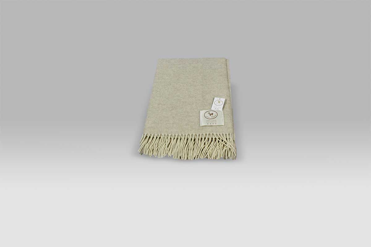 Plaid Eolo tortora Copertificio Biellese Plaid Eolo tortora Copertificio Biellese