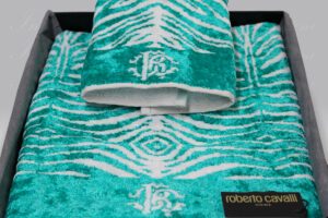 Coppia Spugna Zebree green Roberto Cavalli