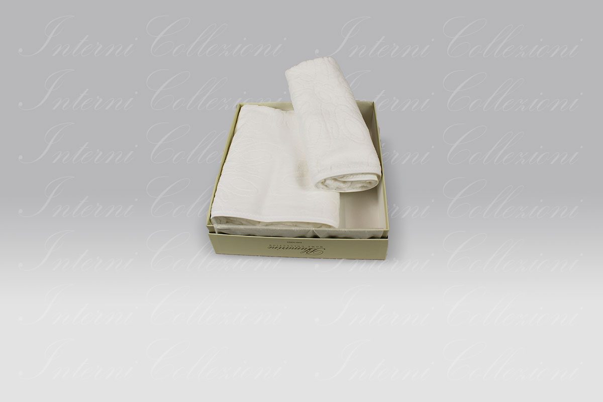 Coppia Spugna Bon Chic bianco Blumarine Coppia Spugna Bon Chic bianco Blumarine