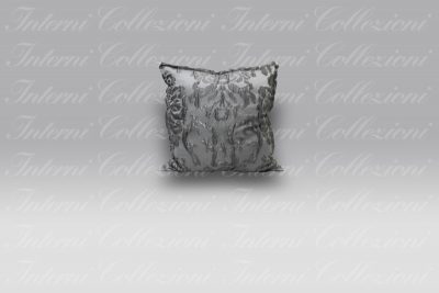 Cuscino Palais Dorus Damasco grigio Mastro Raphael