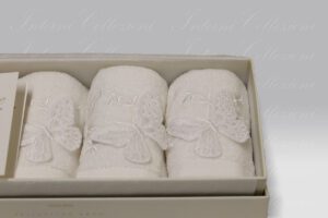 Set 4 Lavette Isabella bianco Blumarine