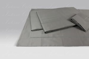 Completo Lenzuola BeB bacchettina grigio neutro Mastro Raphael