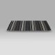 Tappeto Guida da Cucina PVC Band nero Monfri Design Swedy