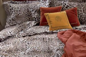 Completo Copripiumino Bravo marrone Roberto Cavalli