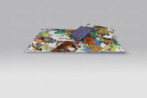 Parure Sacco Copripiumino Izylinens Amba Tessitura Toscana Telerie