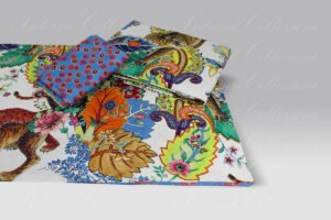 Parure Sacco Copripiumino Izylinens Amba Tessitura Toscana Telerie