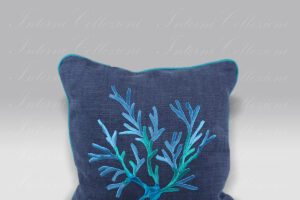 Cuscino Corallomania blu Mastro Raphael