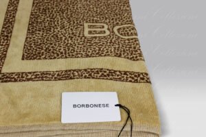 Telo Mare Twist Op marrone Borbonese