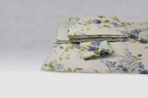 Completo Copripiumino Fiesole azzurro Micol