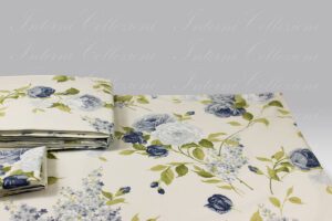 Completo Copripiumino Fiesole azzurro Micol