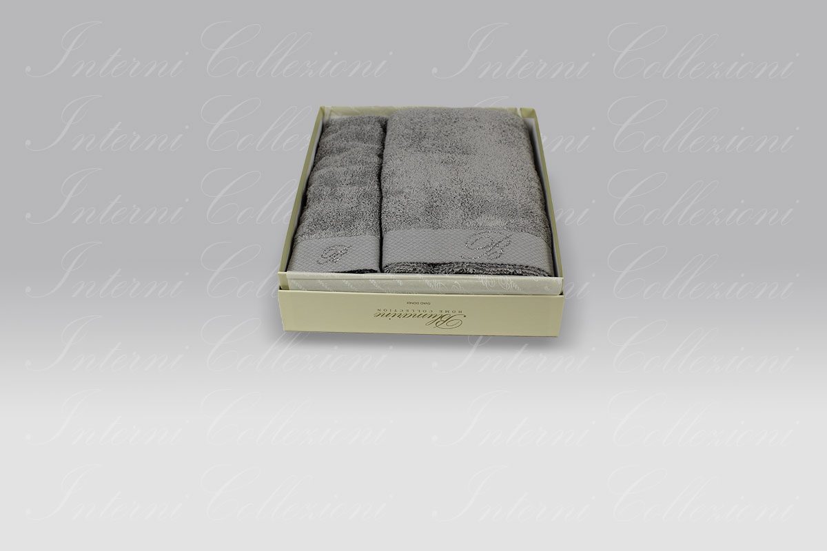 Coppia Spugna Banessere grigio Blumarine Coppia Spugna Banessere grigio Blumarine
